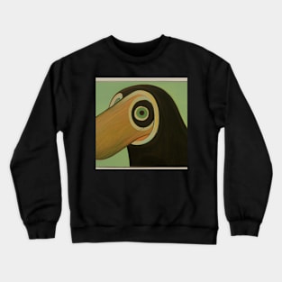 abstract parrot Crewneck Sweatshirt